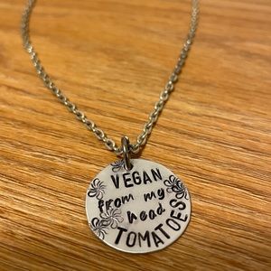Vegan From My Head ToMaToes Necklace
